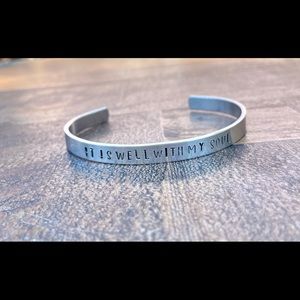 Hand Stamped Cuff